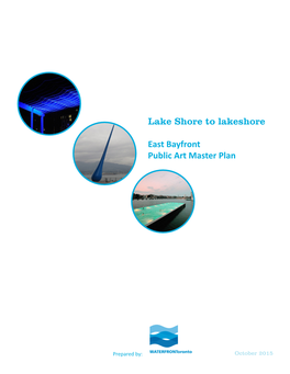 Lake Shore to Lakeshore East Bayfront Public Art Master Plan