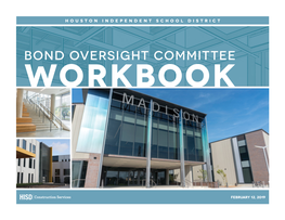 Bond Oversight Committee Workbook