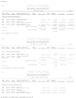 Domestic Report