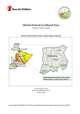 Shinile Pastoral Livelihood Zone (Shoats, Cattle, Camel)