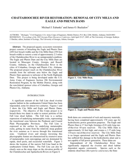 Chattahoochee River Restoration: Removal of City Mills and Eagle and Phenix Dams