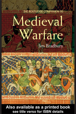 The Routledge Companion to Medieval Warfare