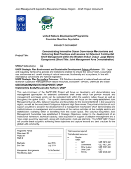 Treaty Concerning the Joint Management of the Continental Shelf in the Mascarene Plateau