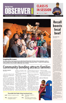 Community Bonding Attracts Families