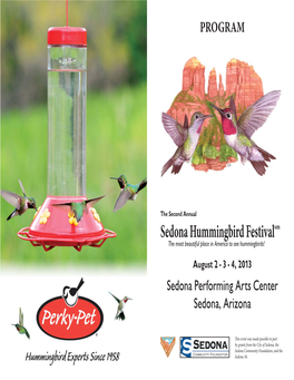 Sedona Hummingbird Festivalsm the Most Beautiful Place in America to See Hummingbirds!