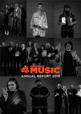 ANNUAL REPORT 2019 Cover Images: 2019 NZ Music Award Winners Portraits