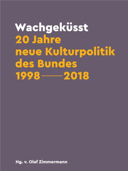 20 Jahre Neue Kulturpolitik Des Bundes 1998-2018 (Preview)