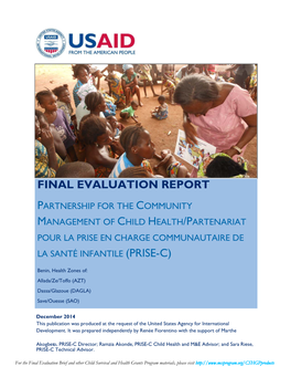 Final Evaluation Report