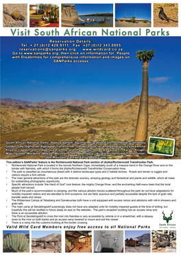 Ais/Richtersveld Transfrontier Park