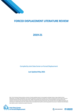 Forced Displacement Literature Review