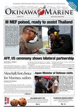 III MEF Poised, Ready to Assist Thailand Royal Thai Army Col