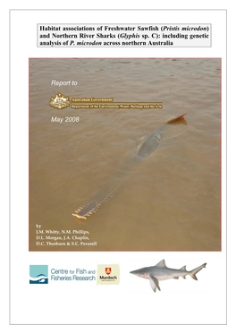 Habitat Associations of Freshwater Sawfish (Pristis Microdon) and Northern River Sharks (Glyphis Sp