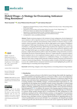 Hybrid Drugs—A Strategy for Overcoming Anticancer Drug Resistance?