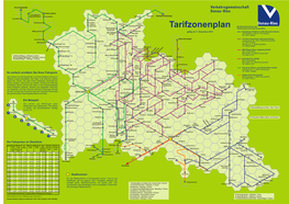 Tarifzonenplan Verkehrsgemeinschaft Donau-Ries: Schopflohe Schaff.Hof Aumühle 9 0 Wilburgstetten 7 Steinhart Gültig Ab 11