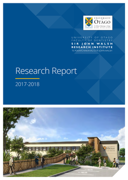 SJWRI RESEARCH REPORT 2017-2018 Supercinic Site in South Auckland, Currently Under Construction