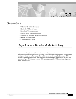 Asynchronous Transfer Mode Switching