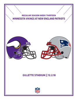 12.2.18 Minnesota Vikings at New England Patriots