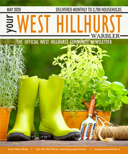 The Official West Hillhurst Community Newsletter Stay Connected Through Covid-19 and Beyond- It Helps