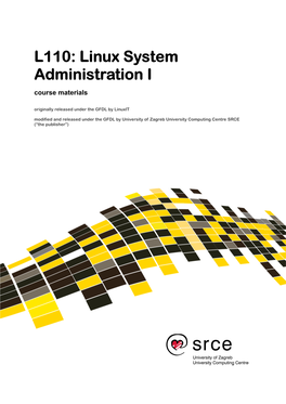 Linux System Administration I Course Materials