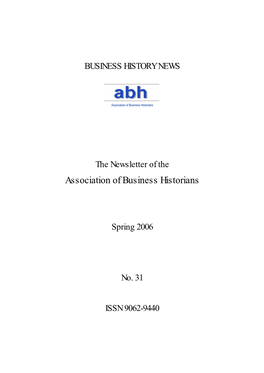 Business History News