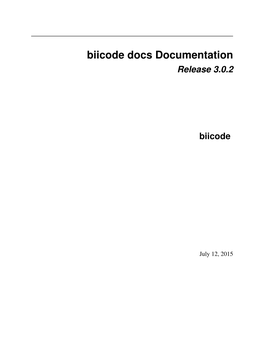 Biicode Docs Documentation Release 3.0.2