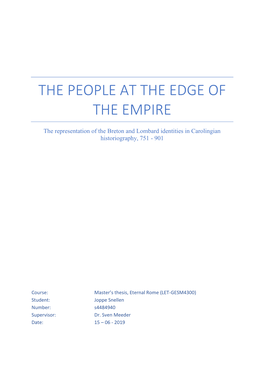 The People at the Edge of the Empire