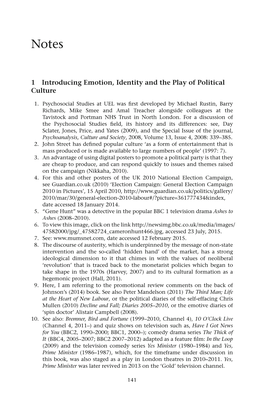 1 Introducing Emotion, Identity and the Play of Political Culture