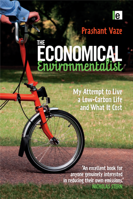 The Economical Environmentalist – Prashant Vaze HB ISBN: 9781844078073, Dimensions 240X159mm Live Area, 32Mm Spine, 18Mm Bleed
