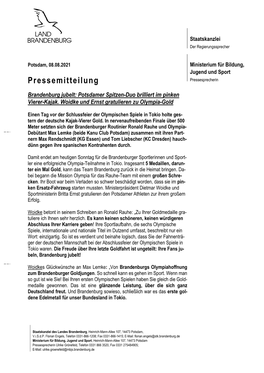 Pressemitteilung Pressesprecherin