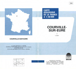 Notice Explicative De La Feuille Courville-Sur-Eure a 1/50 000