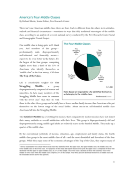 America's Four Middle Classes