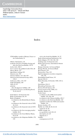 Cambridge University Press 978-1-108-42125-6 — Boom and Bust William Quinn , John D