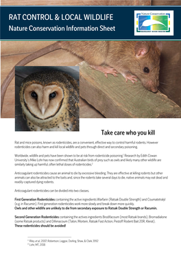 Rat Control & Local Wildlife