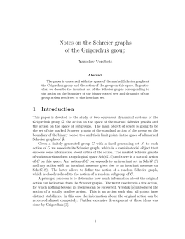 Notes on the Schreier Graphs of the Grigorchuk Group