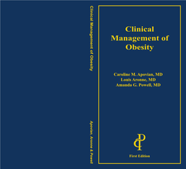 Clinical Management of Obesity