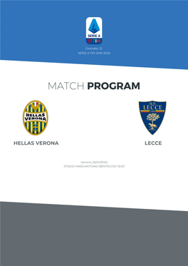 Match Program