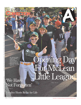Opening Day for Mclean Little League