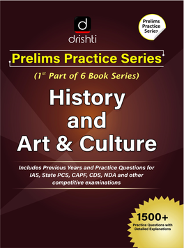 Prelims Practice Series History and Art & Culture