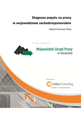 Diagnoza Popytu Na Pracę W Województwie Zachodniopomorskim