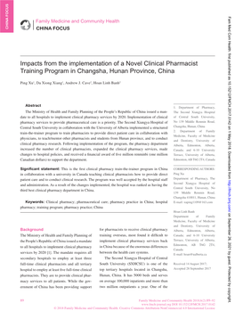 Impacts from the Implementation of a Novel Clinical Pharmacist Training Program