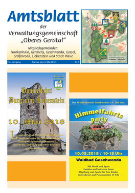 Amtsblatt Nr.09 Vom 04.05.2018