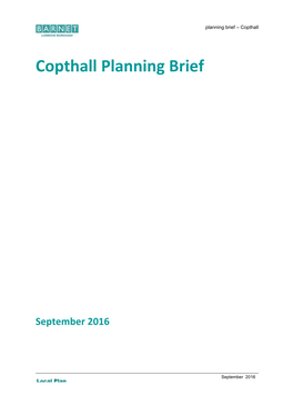Copthall Planning Brief
