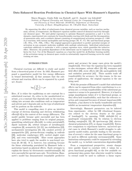 Arxiv:2004.14946V1 [Physics.Chem-Ph] 30 Apr 2020