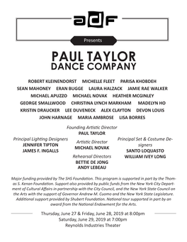 Paul Taylor Dance Company