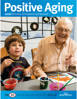 Positive Aging 2016 Directory of Programs and Services