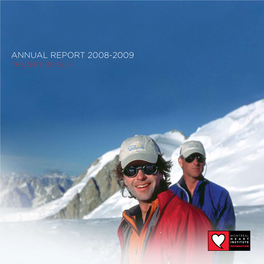 Annual Report 2008-2009 the Gift of Self