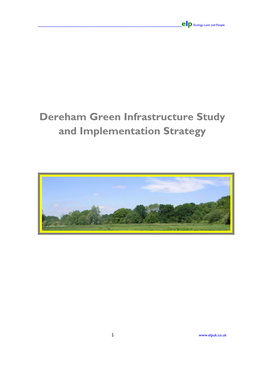 Dereham Green Infrastructure Study and Implementation Strategy