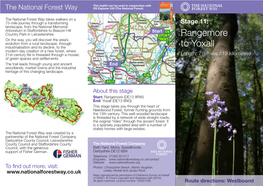 Rangemore to Yoxall 10 7 1 Leave the Car Park and Turn Right 8 Along Tatenhill Lane