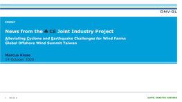 News from the CE Joint Industry Project