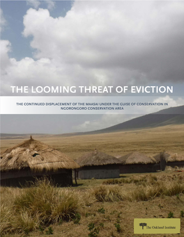 The Looming Threat of Eviction